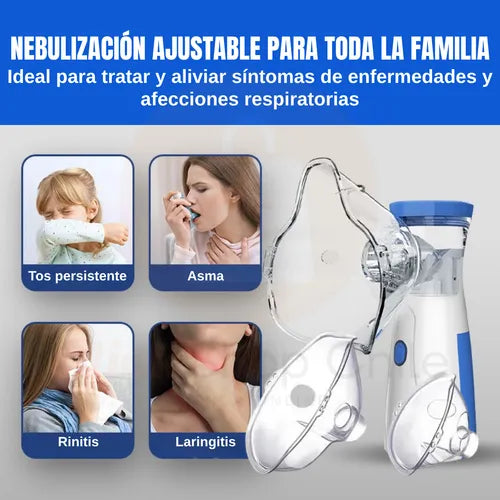 Nebulizador Portátil Alivia Pro® Niños y Adultos