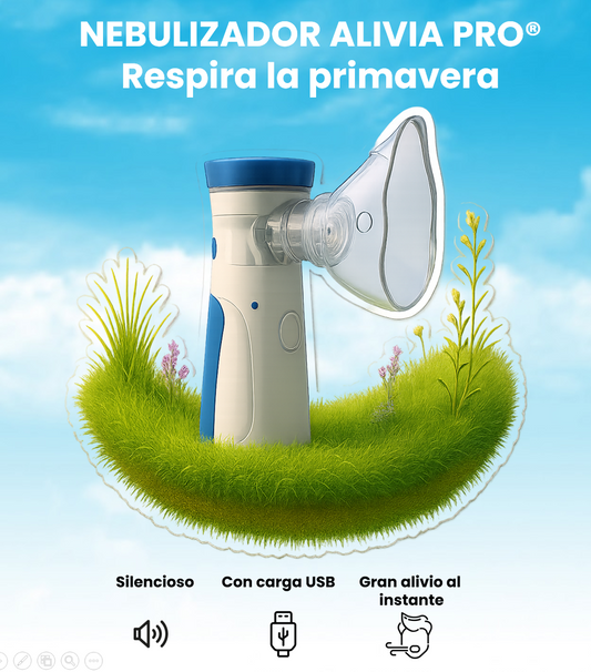 Nebulizador Portátil Alivia Pro®             Niños y Adultos